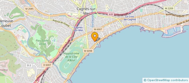 localisation de l'entreprise KMI à CAGNES-SUR-MER