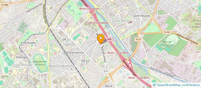 localisation de l'entreprise KMI à REIMS