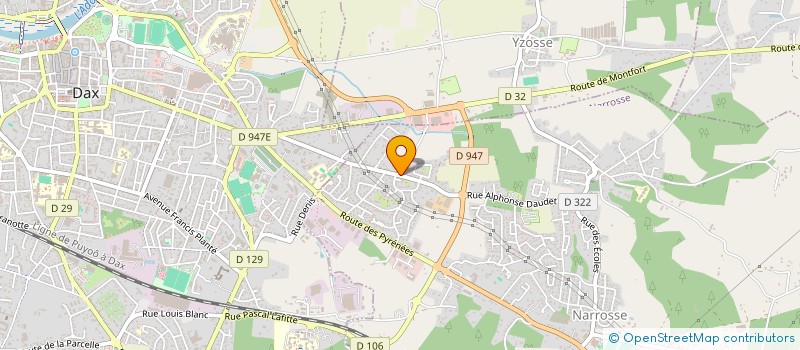 localisation de l'entreprise KMJ  NARROSSE