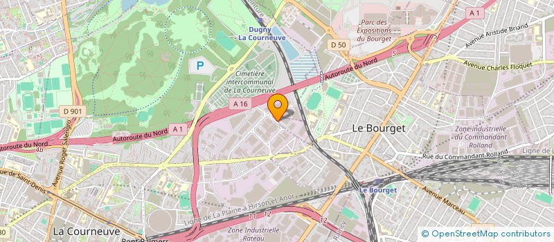 localisation de l'entreprise KMJ à LA COURNEUVE