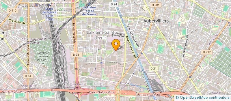 localisation de l'entreprise KMK BIJOUX  AUBERVILLIERS