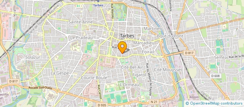 localisation de l'entreprise KMK FOOD  TARBES