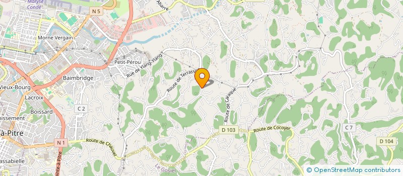 localisation de l'entreprise KMKE  LES ABYMES