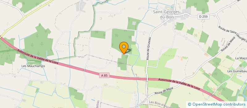 localisation de l'entreprise KML 49  LES BOIS D'ANJOU