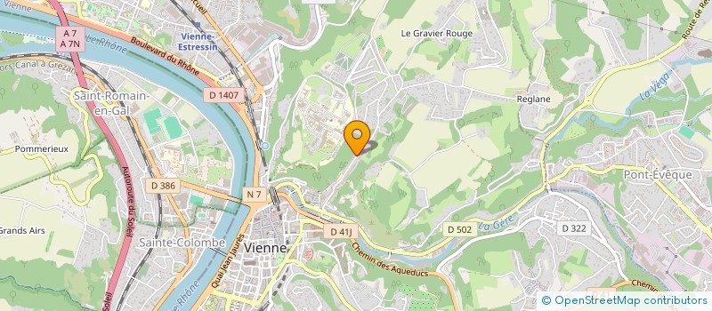 localisation de l'entreprise KML  VIENNE