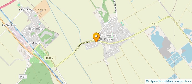 localisation de l'entreprise KML à ROUVRES-EN-PLAINE