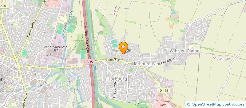 localisation de l'entreprise KML COMPANY  HORBOURG-WIHR