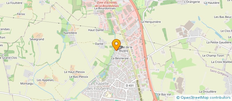 localisation de l'entreprise KML HOLDING  LA CHAPELLE-DES-FOUGERETZ