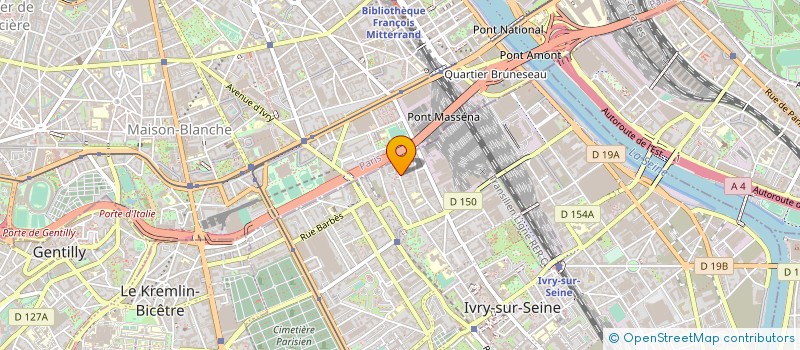 localisation de l'entreprise KMLL à IVRY-SUR-SEINE