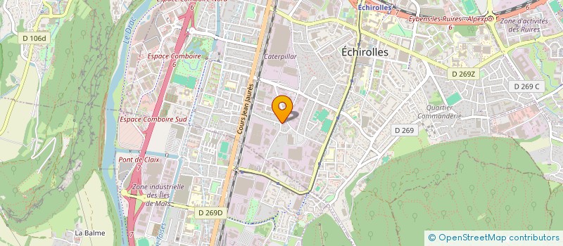 localisation de l'entreprise KMM CONSTRUCTION  ECHIROLLES