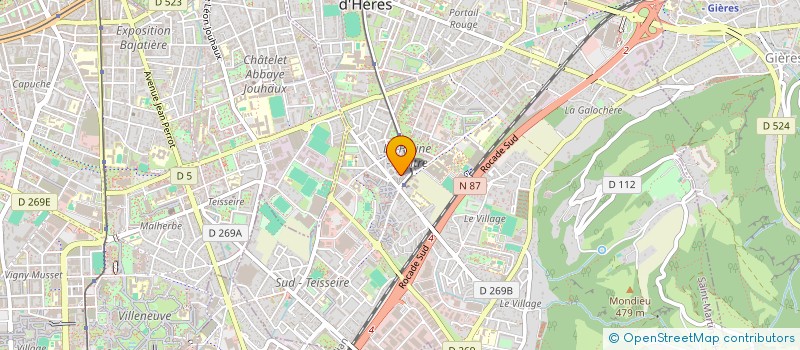 localisation de l'entreprise KMM FORMATION  SAINT-MARTIN-D'HERES