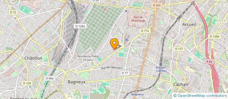 localisation de l'entreprise KMM TRANSPORTS à BAGNEUX
