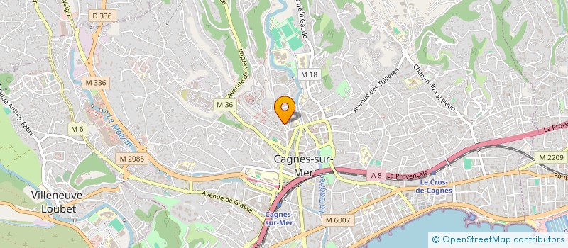 localisation de l'entreprise KMMB à CAGNES SUR MER