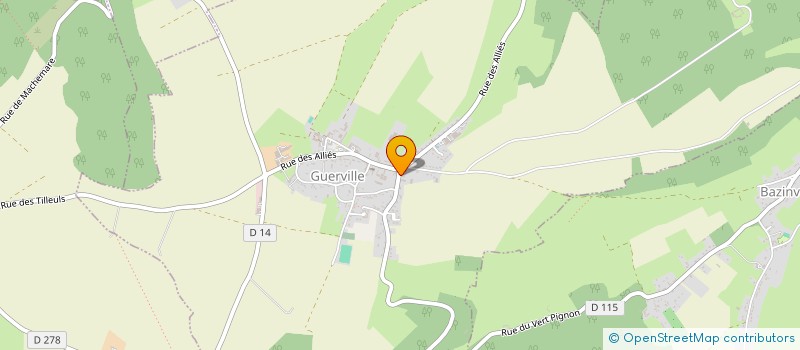 localisation de l'entreprise KMN  GUERVILLE