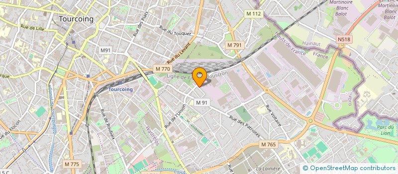 localisation de l'entreprise KMN CARS MOTORS  WATTRELOS