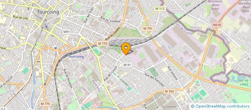 localisation de l'entreprise KMN DRIVER  WATTRELOS