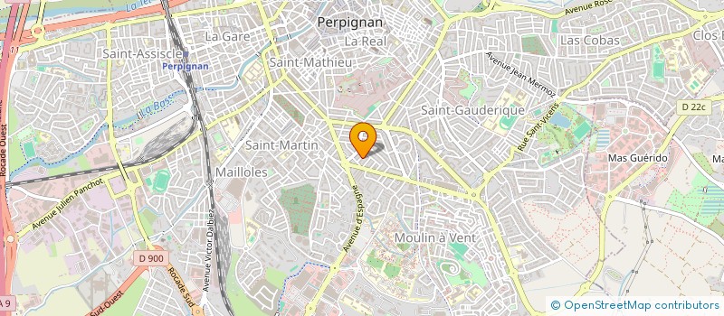localisation de l'entreprise KMO à PERPIGNAN