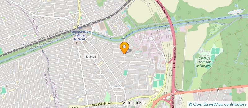 localisation de l'entreprise KMO  VILLEPARISIS