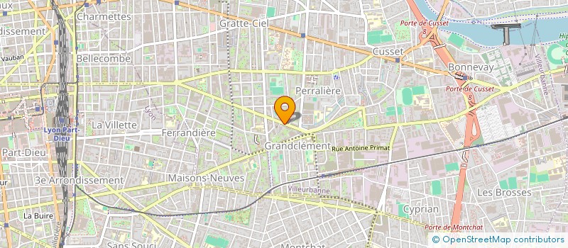 localisation de l'entreprise KMO CONSEIL à VILLEURBANNE