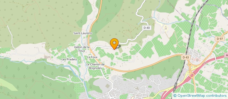 localisation de l'entreprise KMP  CUERS