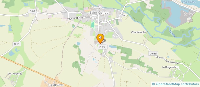 localisation de l'entreprise KMP à SAINT-GENOU