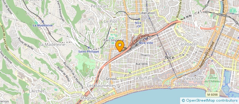 localisation de l'entreprise KMP GROUPE à NICE