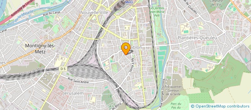 localisation de l'entreprise KMPK SCI  METZ