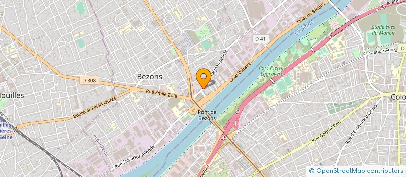 localisation de l'entreprise KMPS à BEZONS