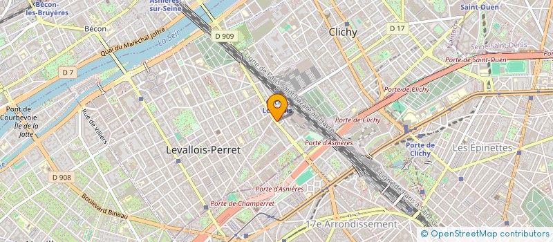 localisation de l'entreprise KMR à LEVALLOIS-PERRET