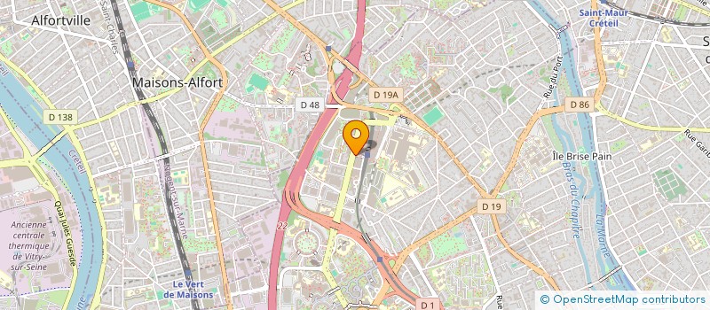 localisation de l'entreprise KMR à CRETEIL