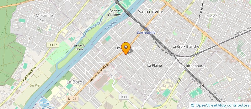 localisation de l'entreprise KMR à SARTROUVILLE