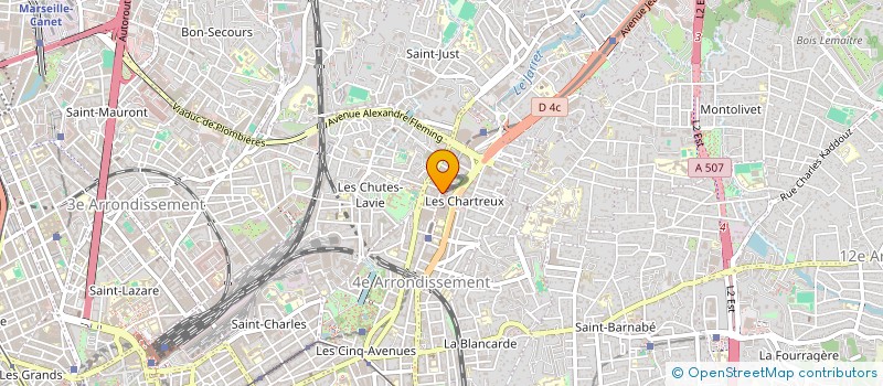 localisation de l'entreprise KMS à MARSEILLE