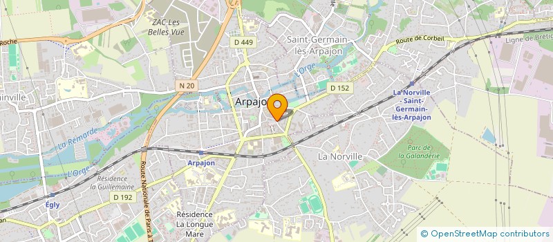 localisation de l'entreprise KMS  ARPAJON