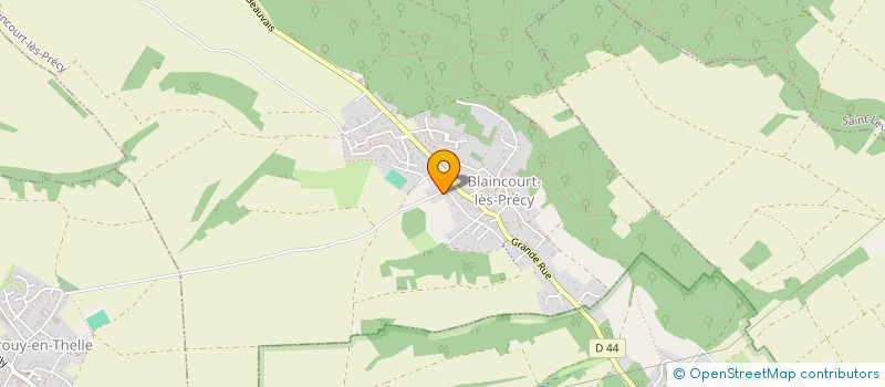 localisation de l'entreprise KMS APICULTURE  BLAINCOURT-LES-PRECY