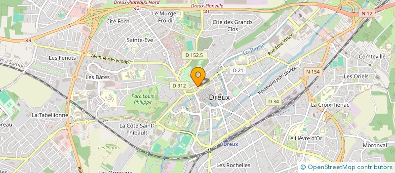 localisation de l'entreprise KMS BEAUTY à DREUX