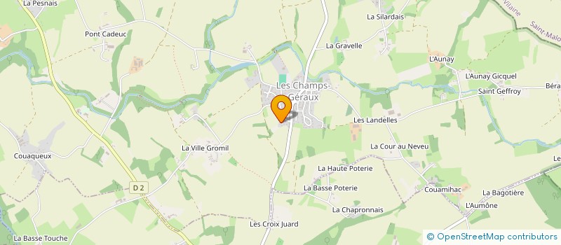 localisation de l'entreprise KMS EVENEMENTS  LES CHAMPS-GERAUX