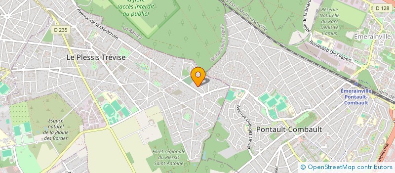 localisation de l'entreprise KMS MESURES à LE PLESSIS-TREVISE