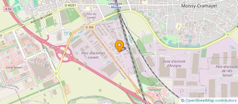 localisation de l'entreprise KMS RACING à MOISSY-CRAMAYEL