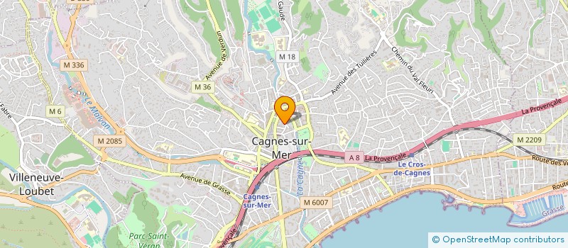 localisation de l'entreprise KMS RENOVATION HABITAT à CAGNES-SUR-MER