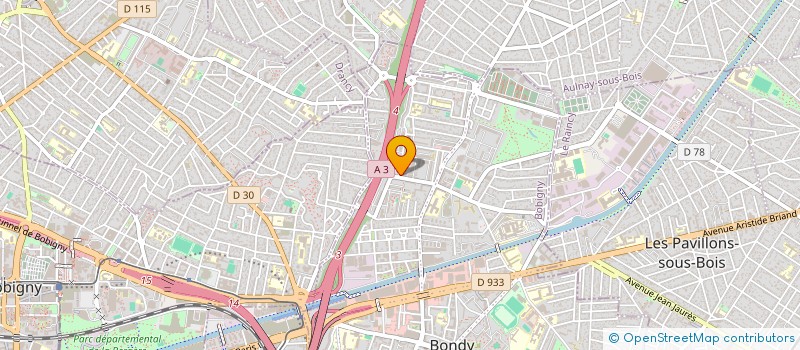 localisation de l'entreprise KMS TRANSPORTS VTC  BONDY