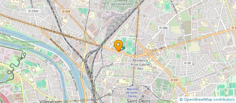localisation de l'entreprise KMSP  SAINT-DENIS