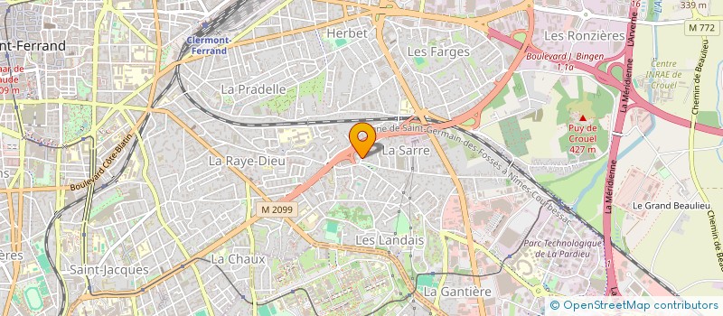 localisation de l'entreprise KMT IMMO  CLERMONT-FERRAND