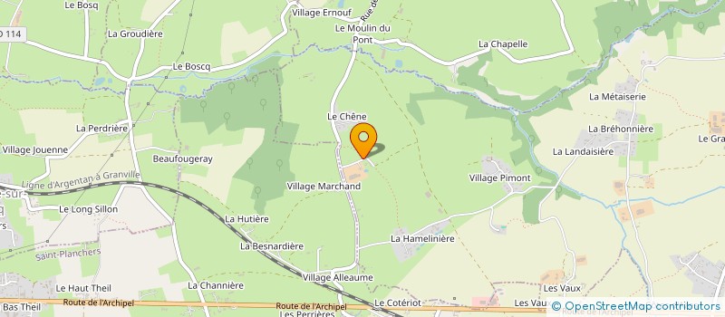 localisation de l'entreprise KMTL  SAINT-JEAN-DES-CHAMPS