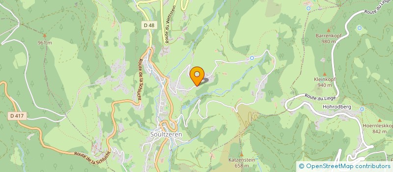 localisation de l'entreprise KMW CONCEPTION  SOULTZEREN