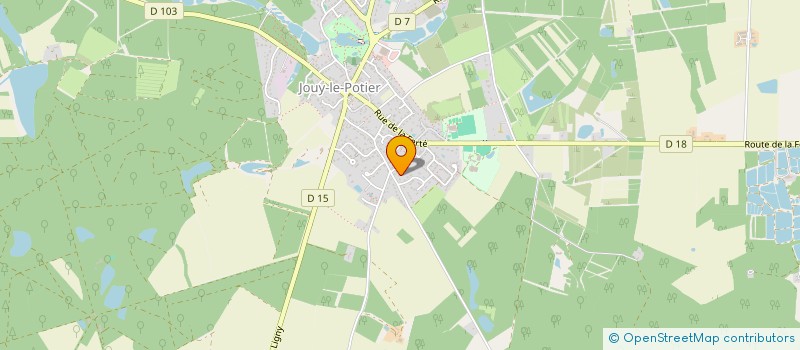 localisation de l'entreprise KMX PERFORMANCE à JOUY-LE-POTIER