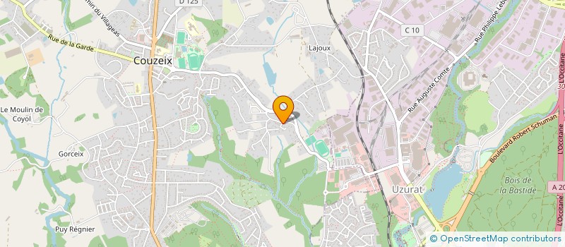 localisation de l'entreprise KMZ à COUZEIX