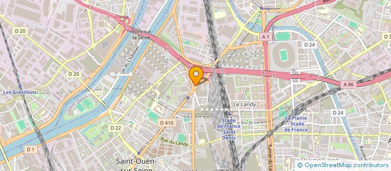 localisation de l'entreprise KN à SAINT-DENIS