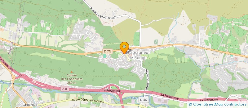 localisation de l'entreprise KN AUTO  CHATEAUNEUF-LE-ROUGE