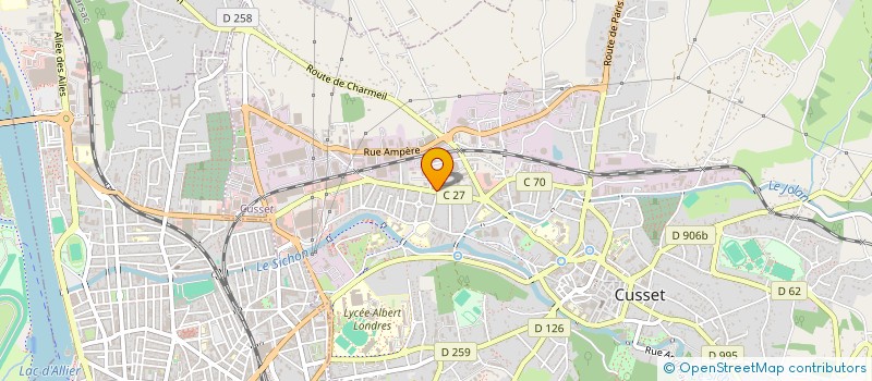 localisation de l'entreprise KN BATIMENT à CUSSET