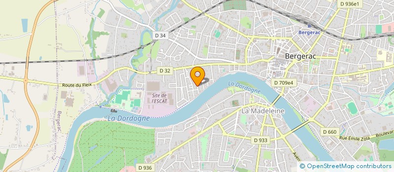 localisation de l'entreprise KN CARRELAGE à BERGERAC
